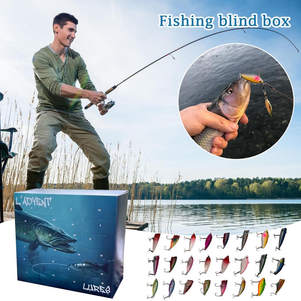 Fishing Event Calendar, Fishing , Unique Advent Calendar For Anglers, Advent Calendar Suitable For Fishing Enthusiasts