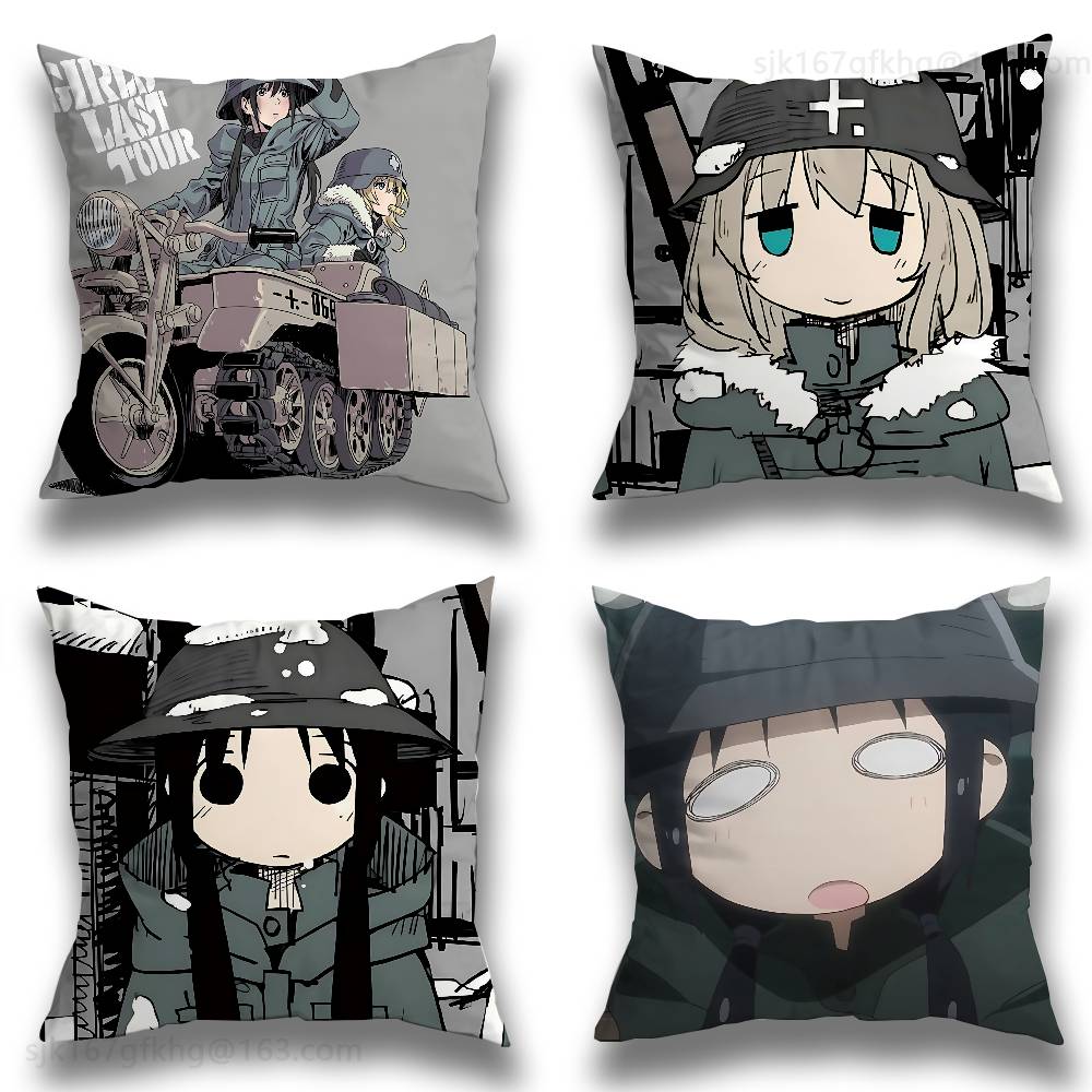 Чехол на подушку Girls L-Last Tour, противопылевой, с невидимой молнией, из шелковистого короткого плюша, чехол на диванную подушку