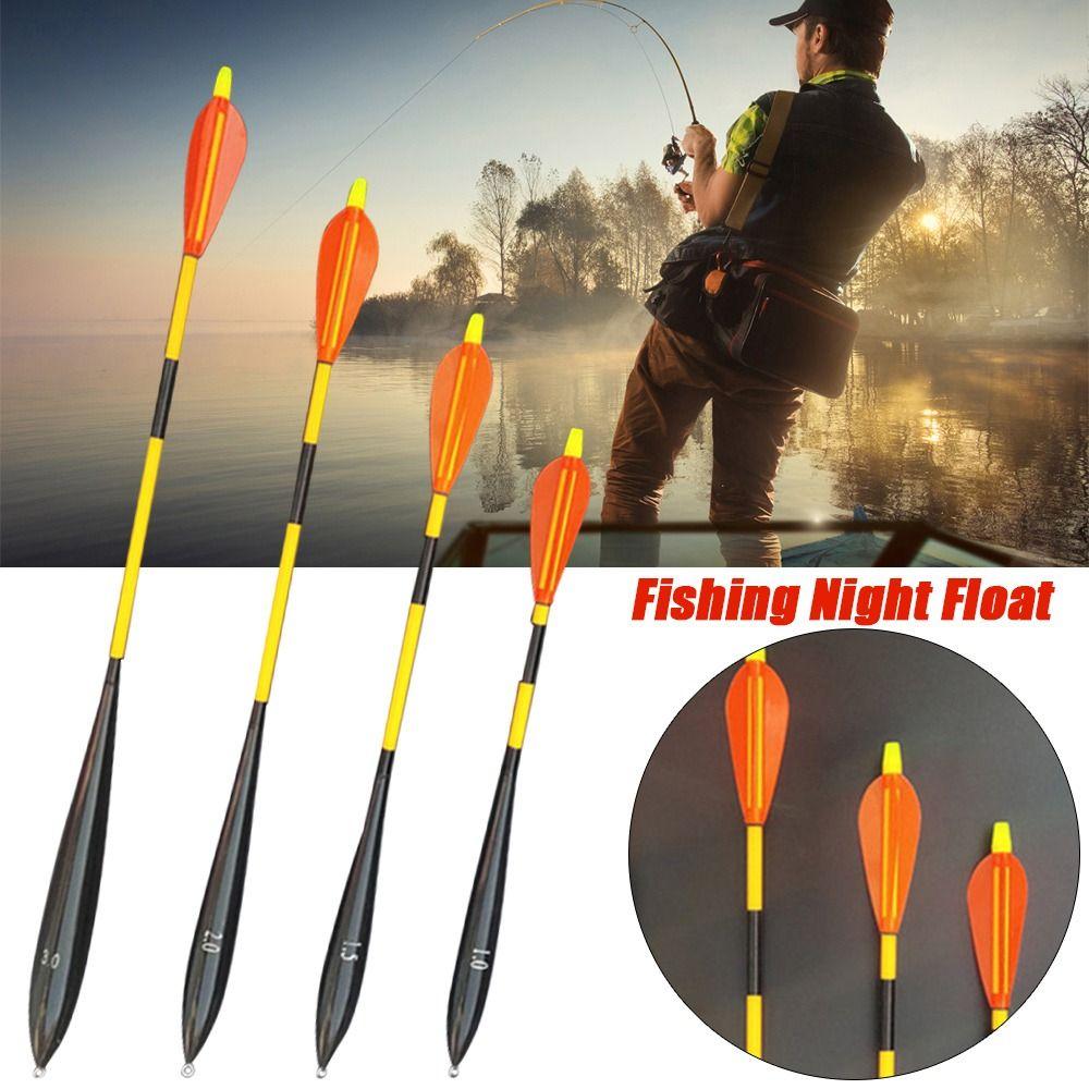 1.0 1.5 2.0 3.0 Light Stick Plastic Electronic Stand float Bobber long shot Fishing Night Float