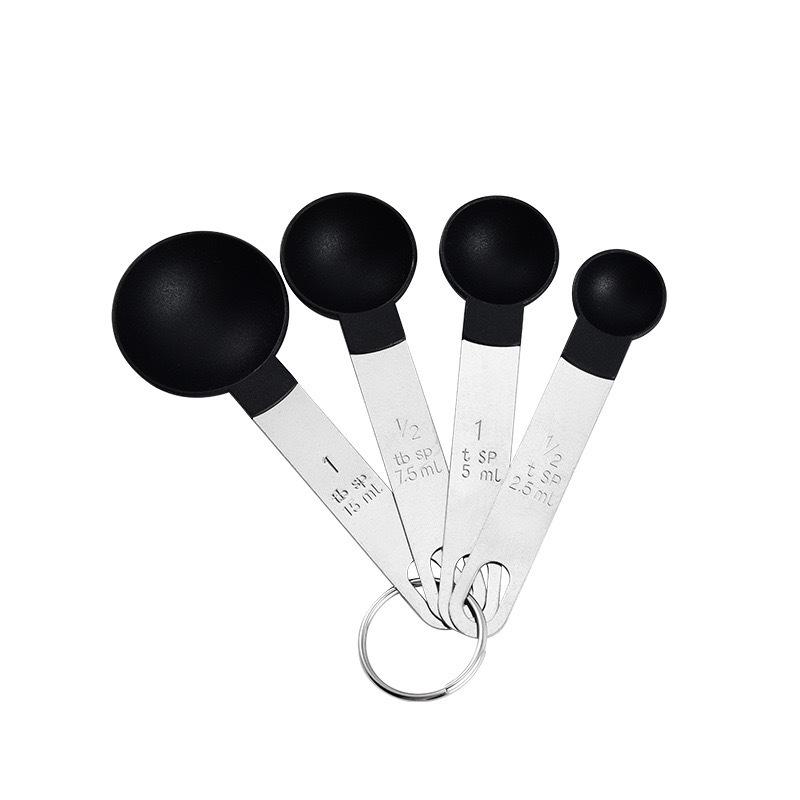 8-Piece Stainless Steel Handle Measuring Cup & Spoon Set with Scale