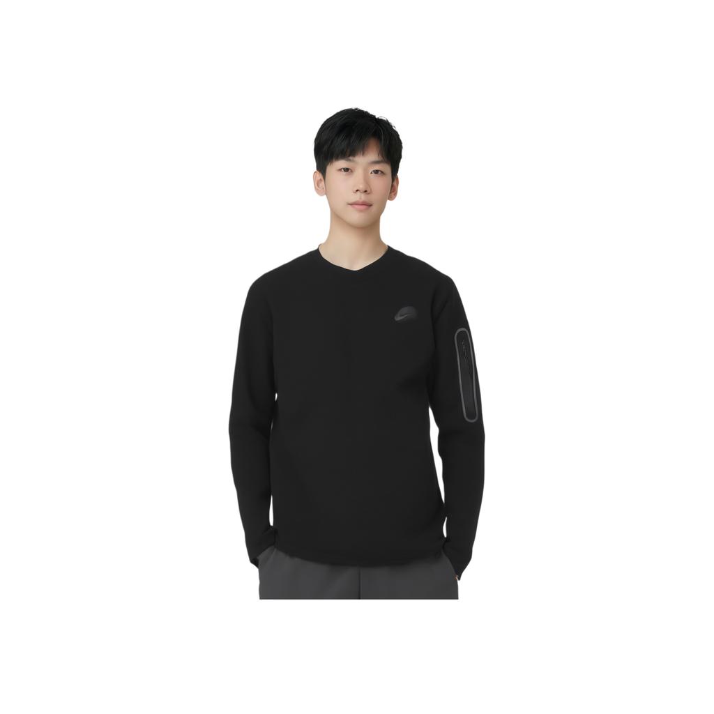 Nike Толстовка с длинным рукавом и логотипом, мужские топы, черный CU4506-010