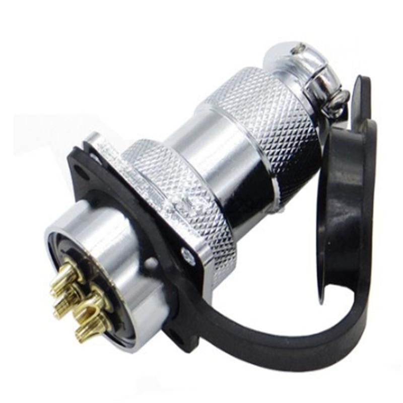 GX25 GX30 2 3 4 5 6 7 8 10 12 Pins DF25 DF30 Male&Female WaterProof Aviation Plug Socket Connector 25mm Round Squre