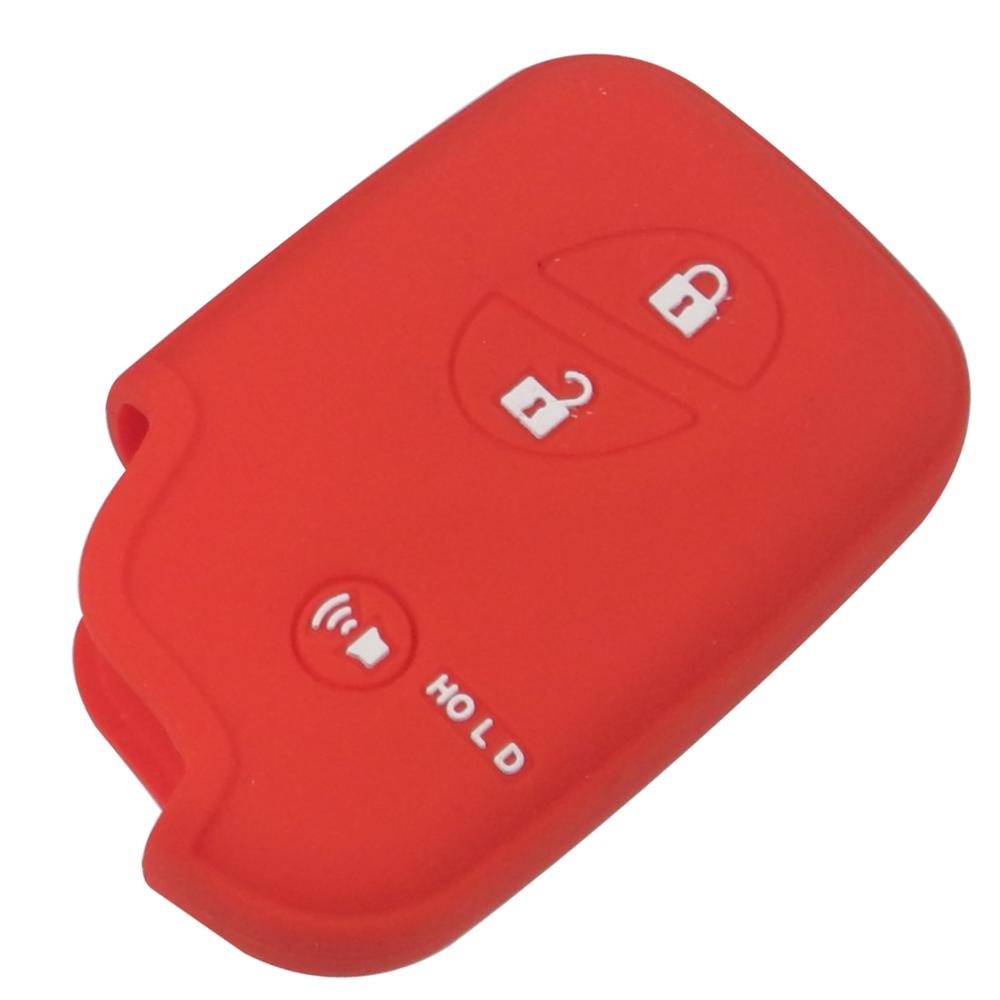 Чехол для брелока jingyuqin Remote 3 Buttons из силиконовой резины для Lexus CT200h ES 300h IS250 GX400 RX270 RX450h RX350 LX570