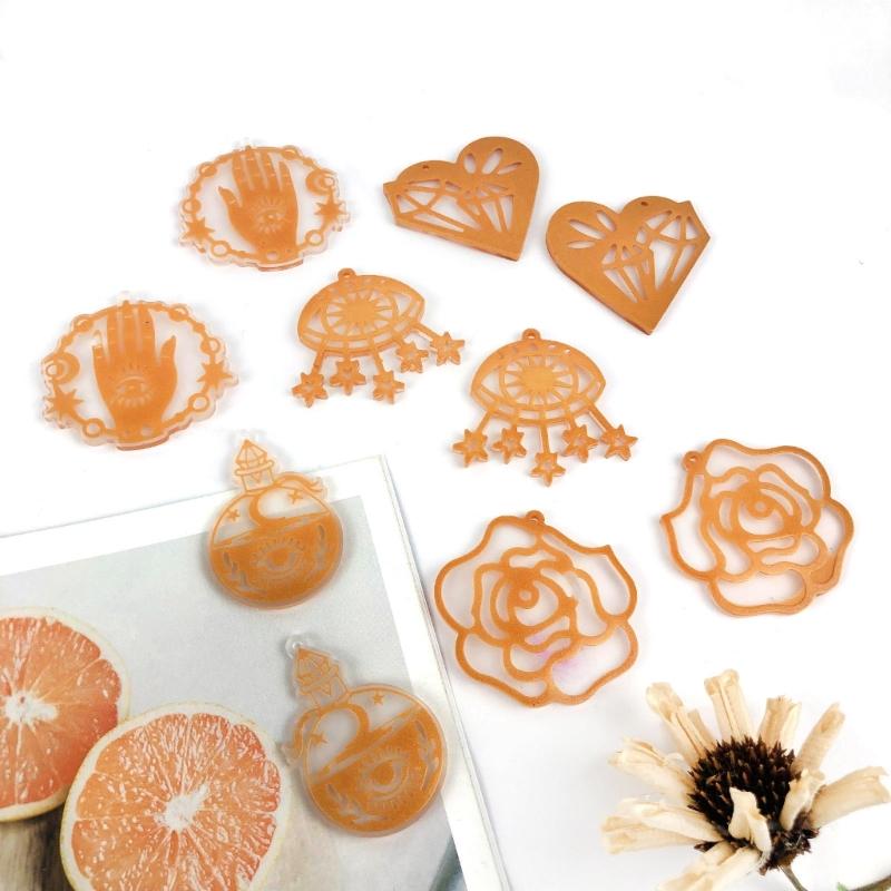 28 Pcs Multiple Styles Geometry Earrings Silicone Molds Suitable for Epoxy Diy Crafts Ornament Pendant Keychain Making