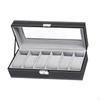 Watch Box Organizer Holder with Lid Premium Elegant Luxury Jewelry Display Case for