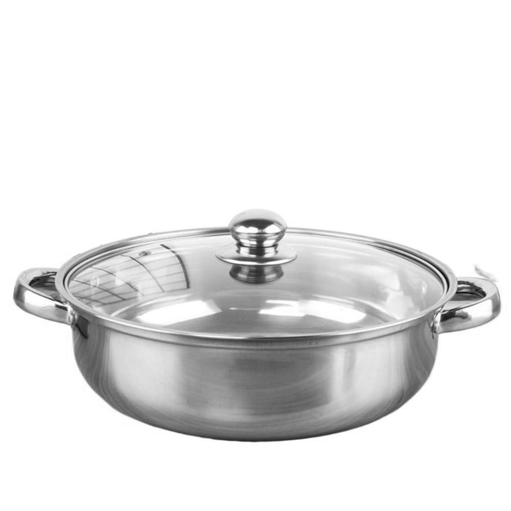 Stainless Steel Vegetable Steamer Pan Set Transparent Double Boilers Steaming Cookware Dumpling