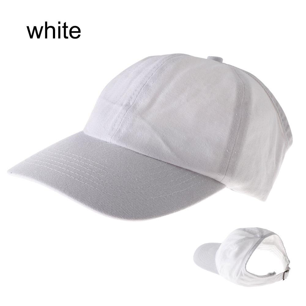 Half-Empty Top Adjustable Messy Bun Ponytail Cap Women's Baseball Cap Hip Hop Caps Sun Visor Hat