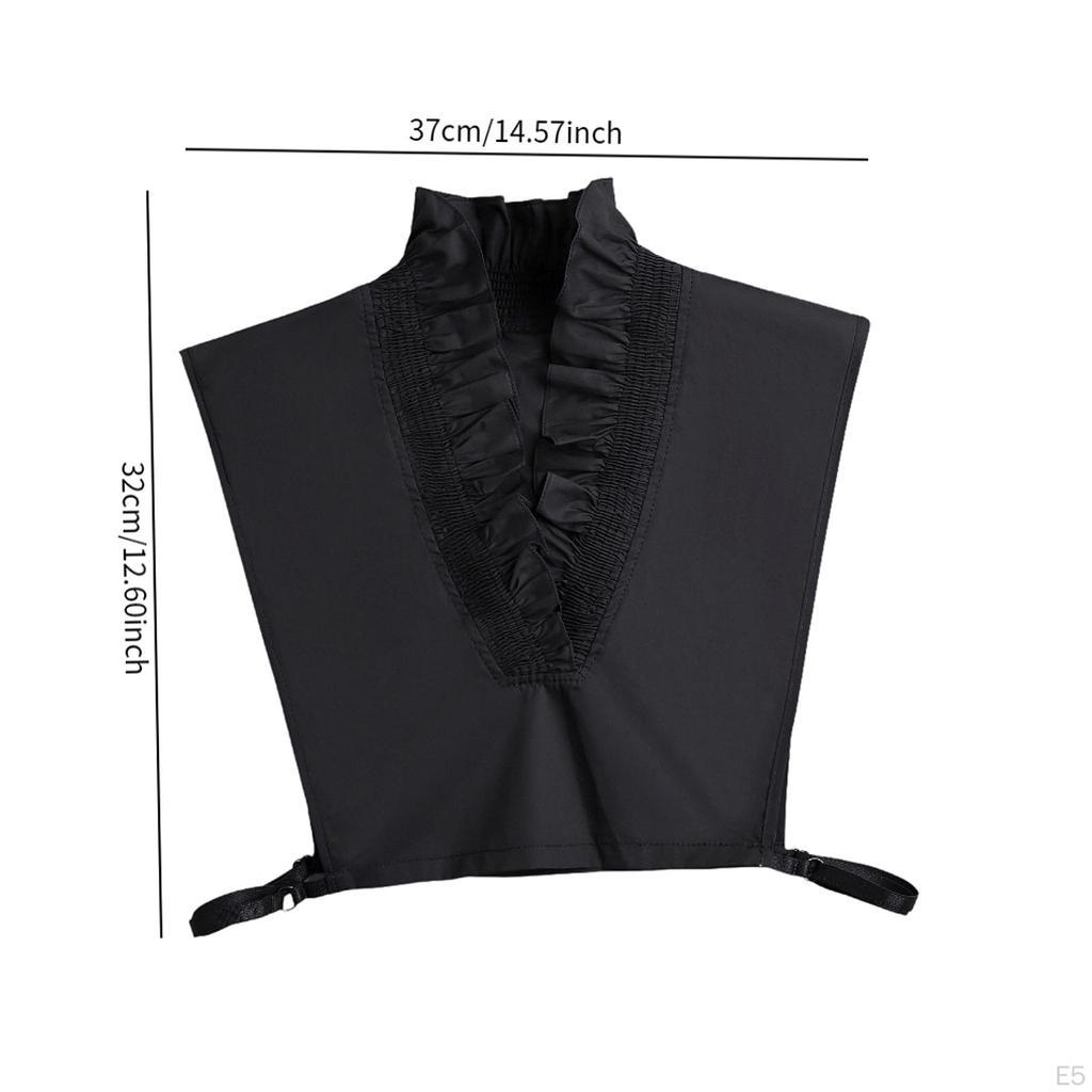 Шикарный искусственный воротник, аксессуар для выреза платья