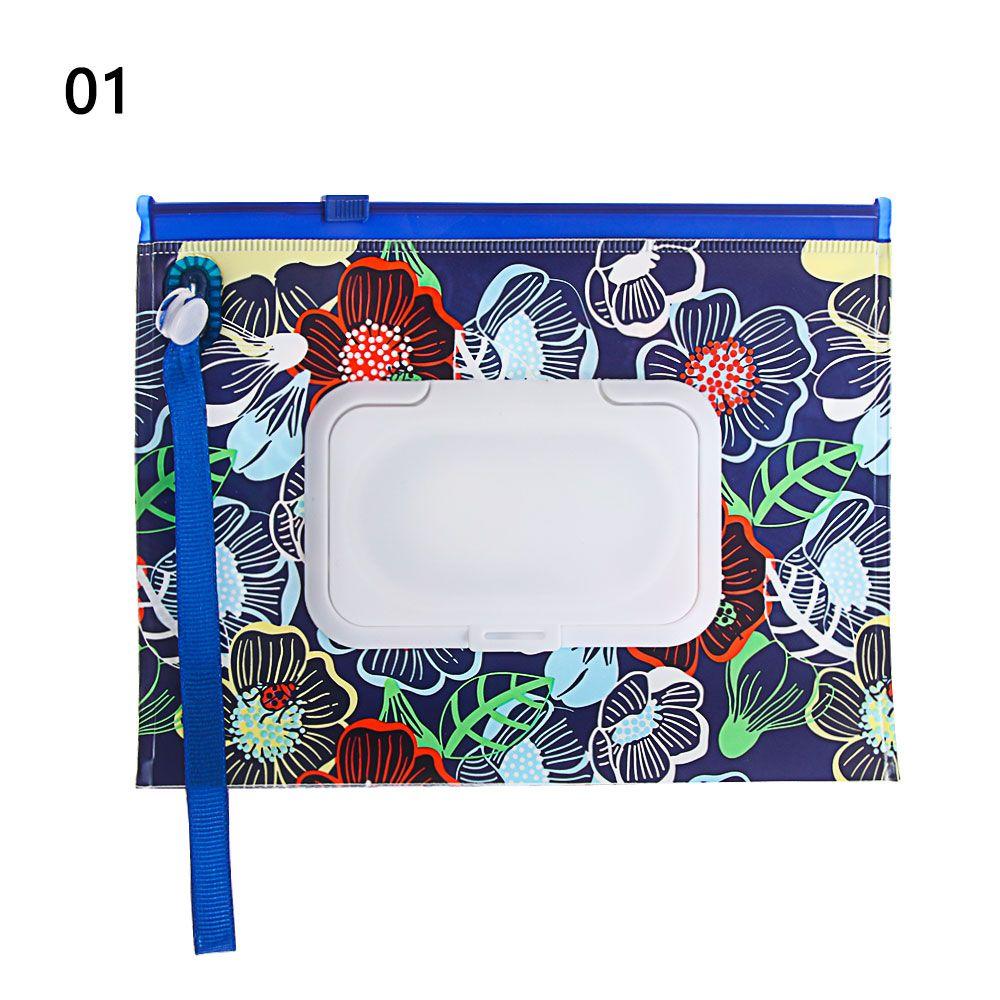 Outdoor Baby Product Flip Cover Tissue Box Stroller Accessories Cosmetic Pouch Wet Wipes Bag