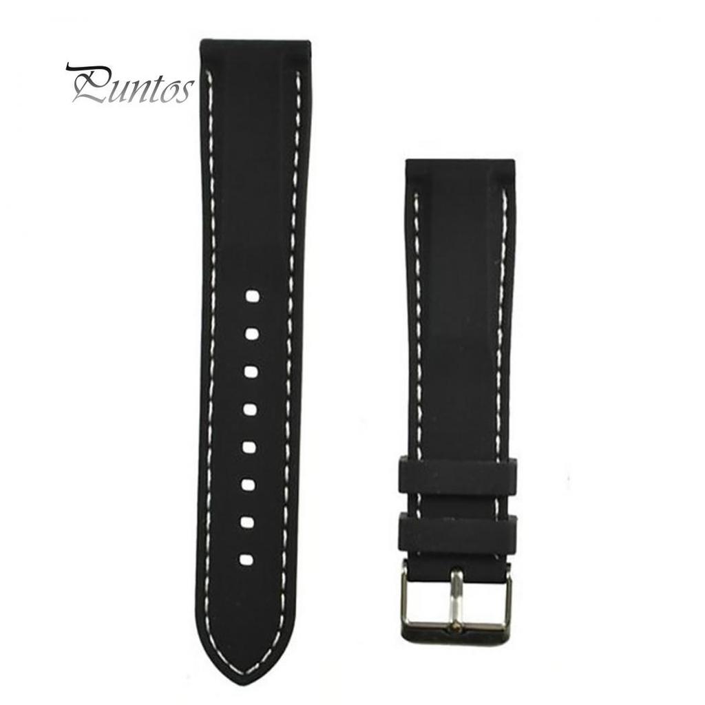 Fashion Soft Silicone Watch Strap Band Buckle Watchband Replacement Wristband