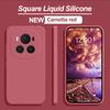 Для роскошного квадратного жидкого силиконового чехла для телефона Honor Magic6 Magic 6 Pro 6Pro Magic6Pro 5G мягкая задняя крышка цвета конфет