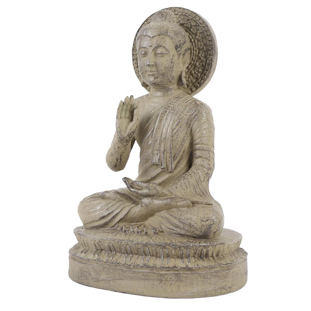 Zen Statue Home Decor Garden Decorative Figurine Vintage Style Ornament Living Room Porch Resin Crafts Type 2