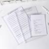 A4/A5 Clipboard Transparent Writing Pad High Quality File Folder Board School Office Supplies