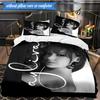 music pop Ayliva Fashion 3pcs K-pop music group Bedding set,Ideal for Bedroom, Dormitory,Including Duvet Cover And 2pcs Pillowcases,Fan gifts