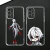 Чехол для телефона Arlecchino Genshin Impact для Samsung Galaxy A71, A70, A52, A51, A40, A30 Прозрачный чехол