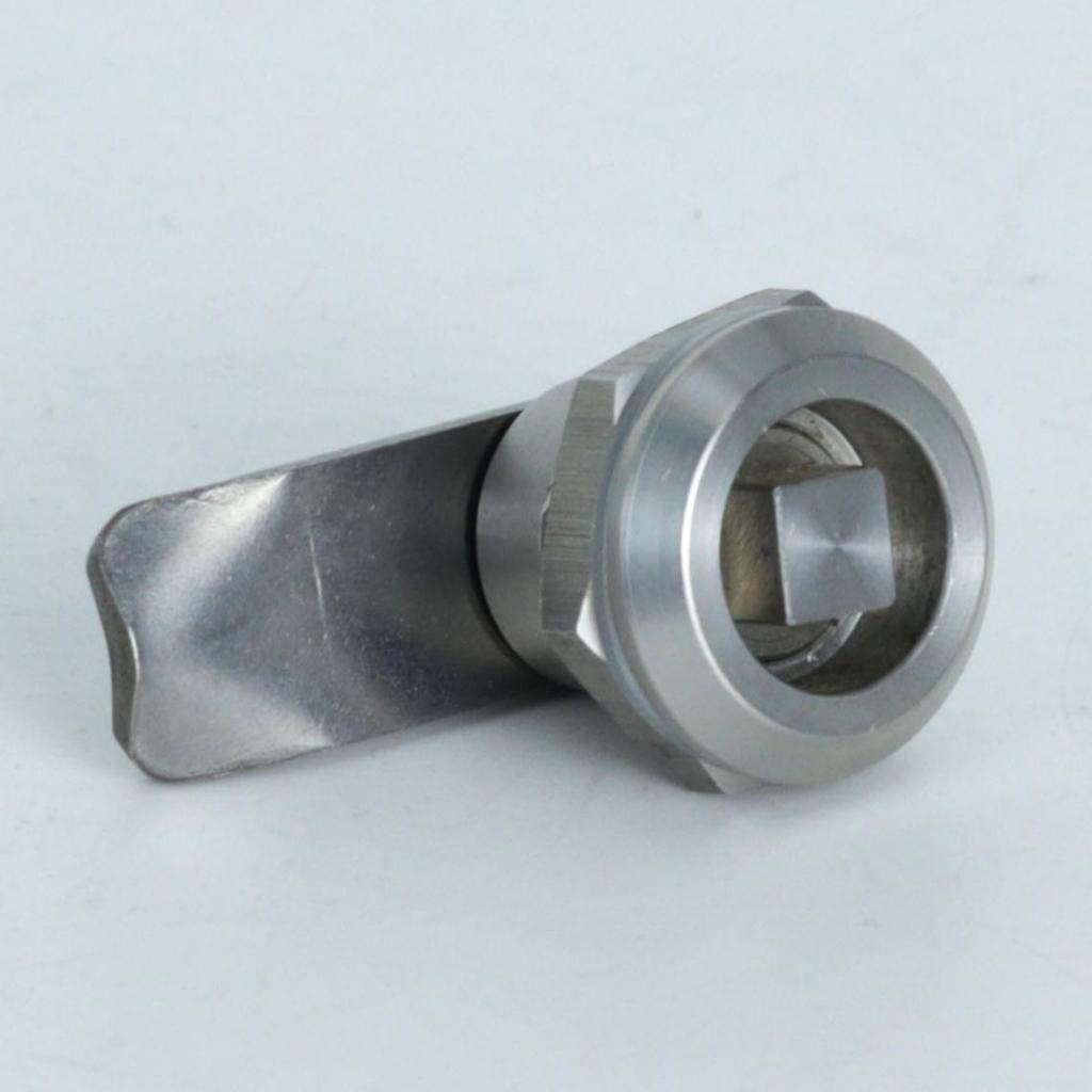 Mini Stainless Steel Square Key Quarter Turn Lock IP65 16x14 Panel Cutout Latch for Automation Enclosure