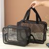 Большая вместительная сетчатая сумка для душа, переносная косметичка и спортивная сумка с функцией слива