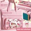 Canvas Tote School Bag Large-capacity A4 File Bag Cartoon Tutorial Bag  School Office