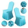 1pcs Elastic Chair Cover Hotel Wedding Banquet Decoration Sun Skirt Chair Cover High Quality Solid Color Spandex Chair Cover