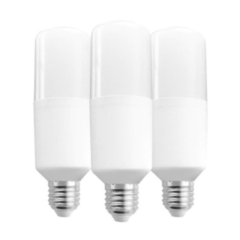 E27 винтовая белая светодиодная лампа супер яркая цилиндрическая резьбовая свеча энергосберегающая лампа для дома