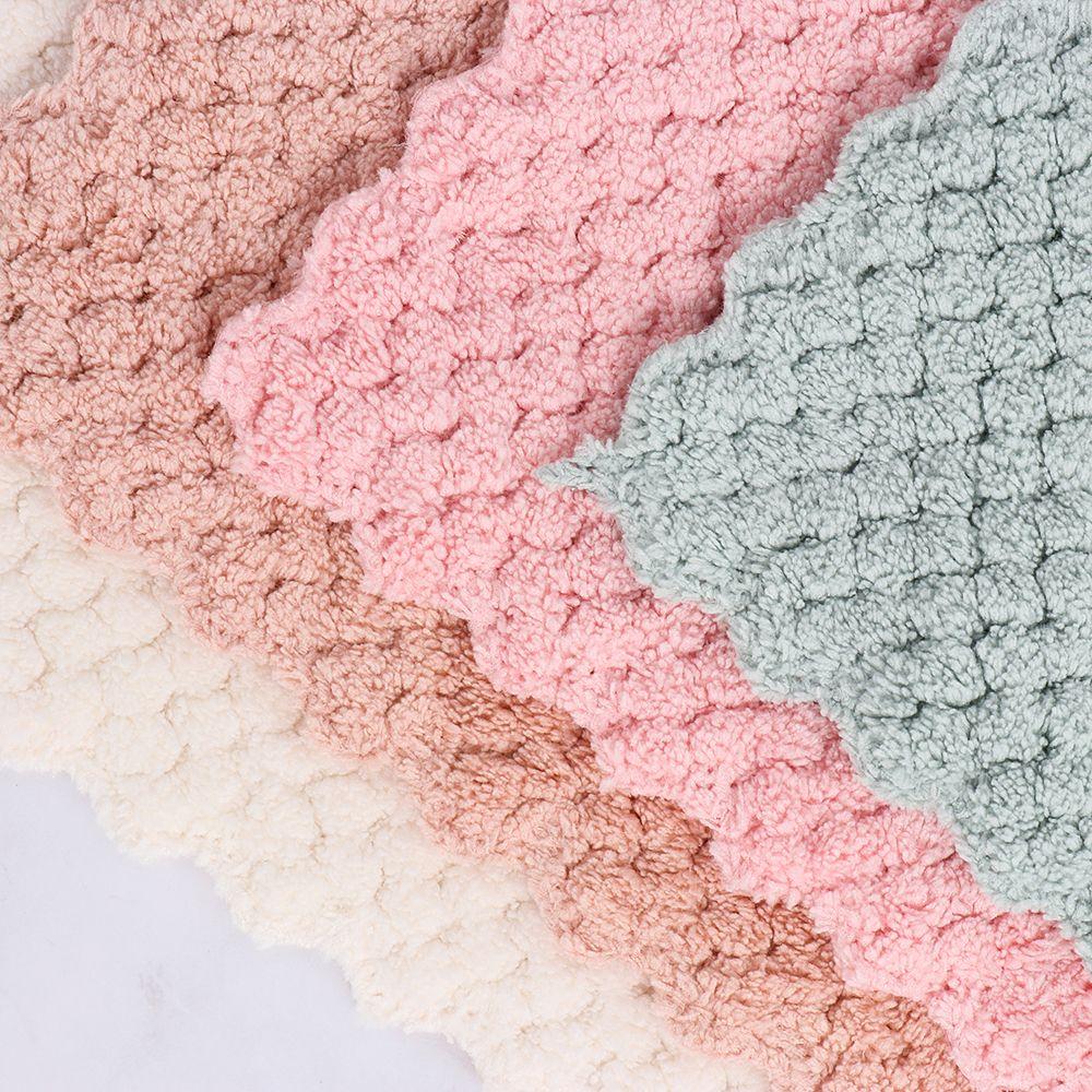 Kitchen Supplies Scouring Pad Microfiber Washing Towel Cleaning Cloth Cleaning Rags Dishcloth