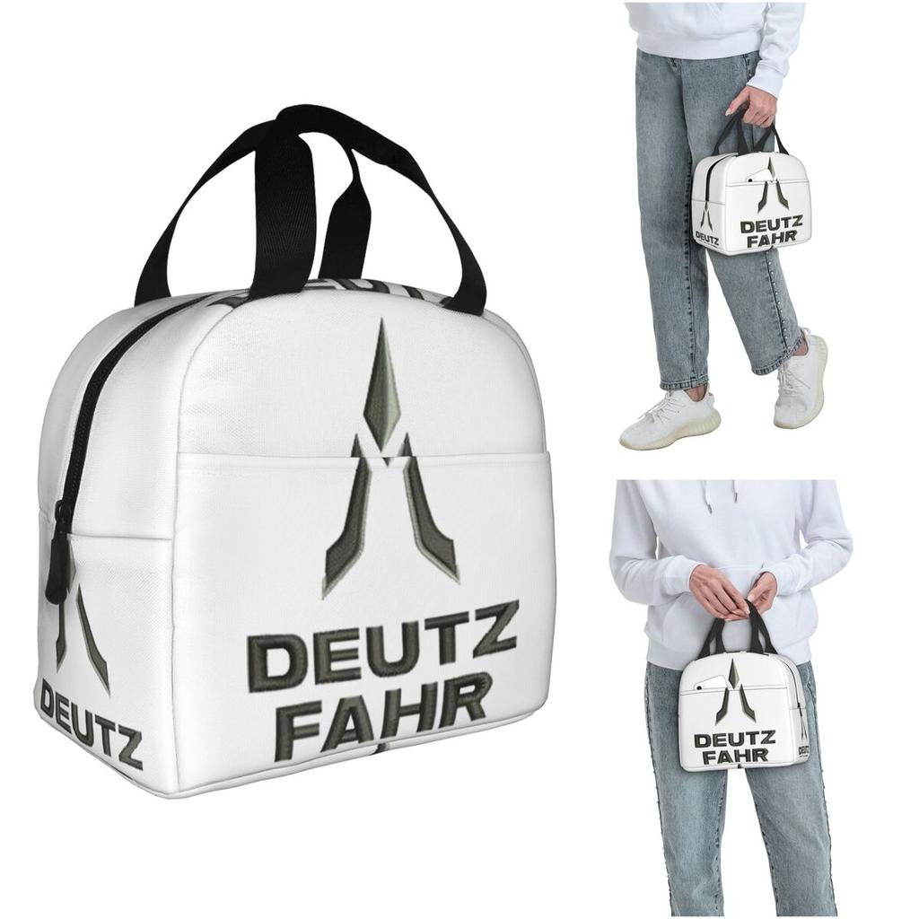 Deutz Fahr Logo Insulated Lunch Bag for Women Children Leakproof Food Boxes Thermal Lunch Box Tote
