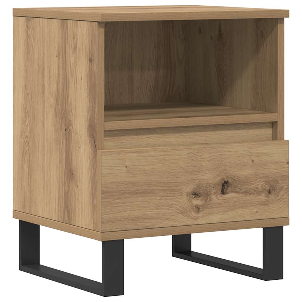 vidaXL Nachttisch Artisan-Eiche 40x35x50 cm Holzwerkstoff