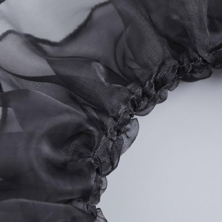 Универсальный воротник с оборками, идеально подходящий для косплея, сценических выступлений и костюмированных вечеринок, реквизит для фотосессий на Хэллоуин