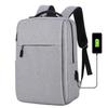 Large Capacity Waterproof Business Laptop Backpack with USB and Logo Print - Ideal for Students