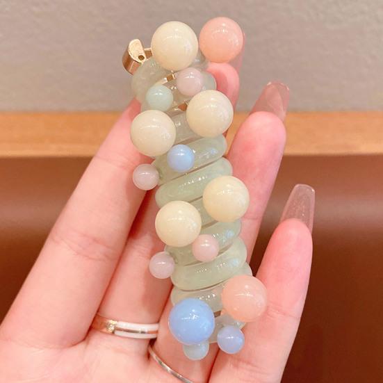 4 шт. Резинки для волос, не повреждающие волосы, эластичные резинки для волос, женские, для девочек, многоразовые, нескользящие, с пузырьками, плетеный ободок, аксессуары для волос