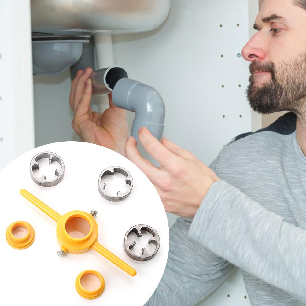 6 шт. Набор гаечных ключей для пластиковых труб из ПВХ, набор инструментов для резьбонарезных станков для пластиковых труб из ПВХ