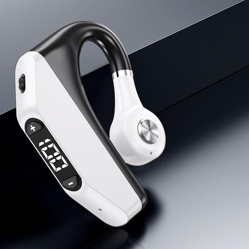AlongChoice Bluetooth 5.3 Бизнес-наушник Светодиодный цифровой дисплей Гарнитура Объемная музыка Наушники большой емкости Водонепроницаемые