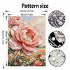 Pearl painting kit peony flower artistic handmade diy home decoration painting
