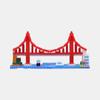 Nanoblock Golden Gate Bridge, Korean Popular Bandai