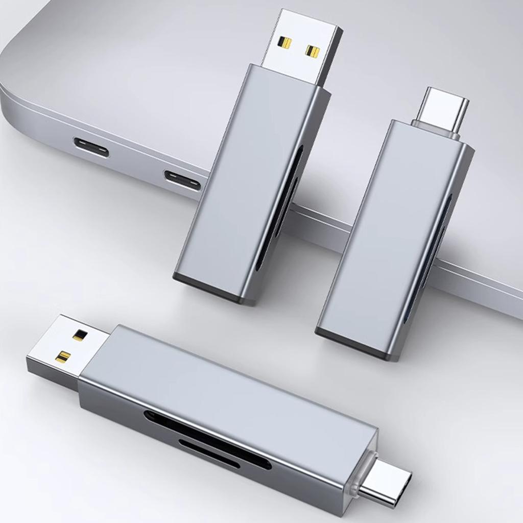 2 в 1 USB Type C к USB Type C SD TF адаптер для чтения карт памяти для ноутбука передачи данных