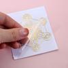 Making Material Flower Life Pattern Art Crafts Energy Sticker for Making Mould Sacred Geometric Sticker Metal Copper Sticker