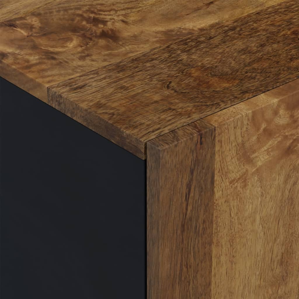 Vidaxl Szafka Rtv, 80X33X46 Cm, Mango I Materiał Drewnopochodny