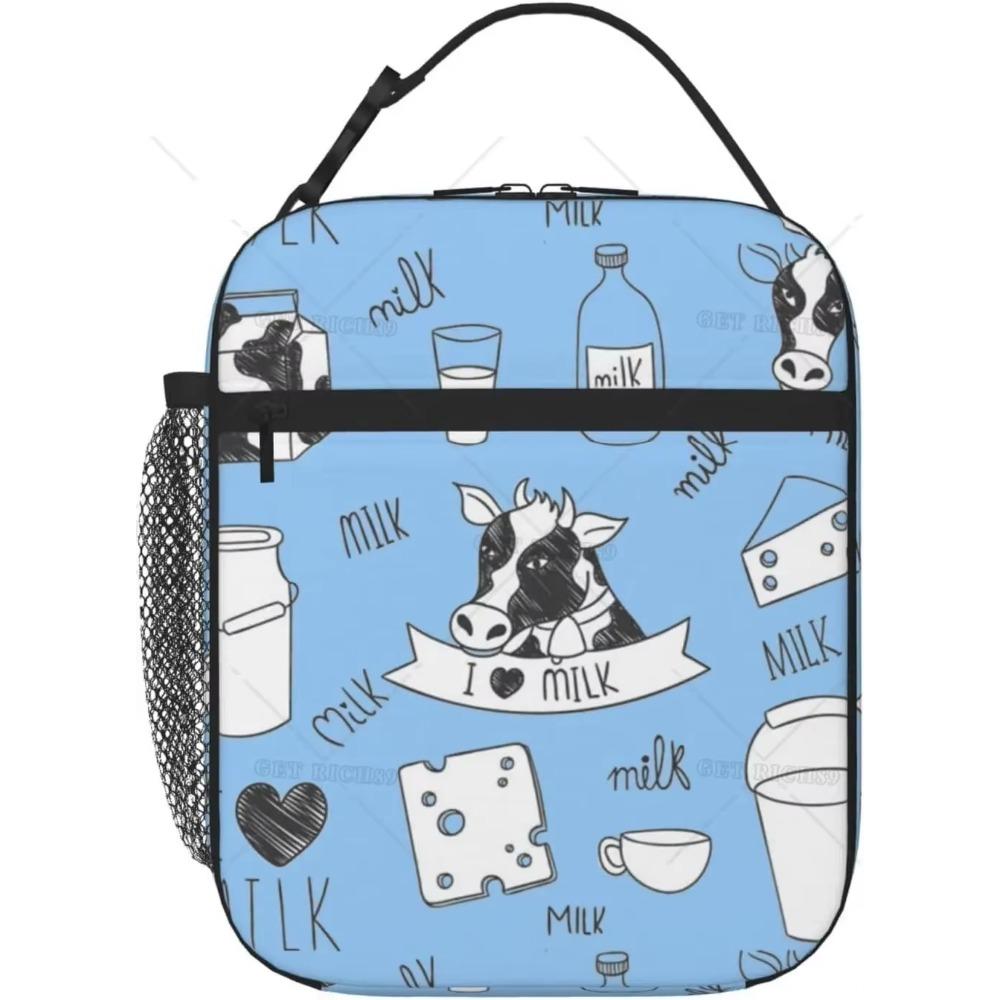 Сумка-холодильник из ламы и альпаки для обеда для детей, мальчиков и девочек, многоразовые сумки-холодильники для школьных занятий