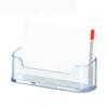 Transparent Plastic Business Card Case Business Card Holder Single-layer Desktop Business Card Holder