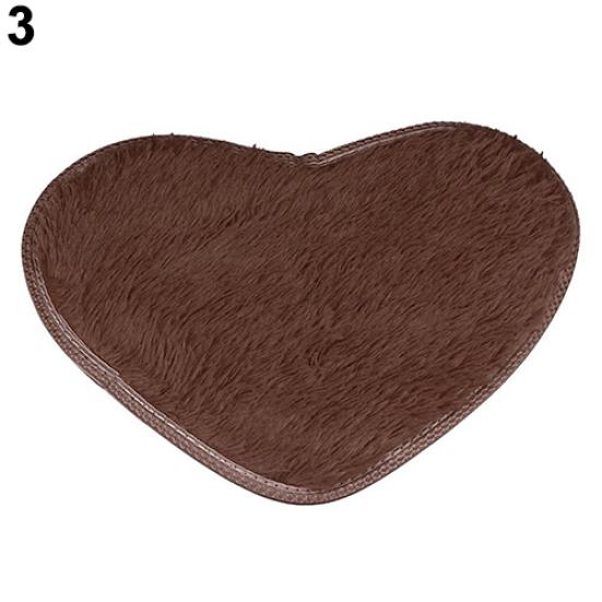 Fashion Love Heart Shape Non-slip Bath Mat Kitchen Living Room Bathroom Rug