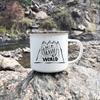 Let's Go Travel The World Camping Enamel Cup Handle Cups Coffee Tea Milk Mugs Party Best Gifts Camping Campfire Coffee Mugs