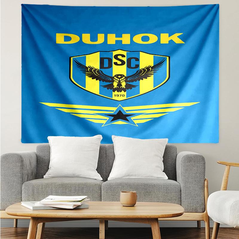 1PC Duhok Sports Club Emblem Tapestry, Unique Design Tapestry, Suitable for Bedroom,Livingroom, Playroom,Heartwarming Holiday Gifts