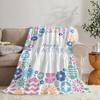 GUOYU Blanket Happy Easter Throw Soft Flannel Throw Summer Blanket Lightweight Cozy Nap Blanket for Sofa Bed Travel