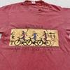 Винтажная футболка 90-х BOULDER COLORADO ANCIENT BIKE DOGS РАЗМЕР S/M мягкая