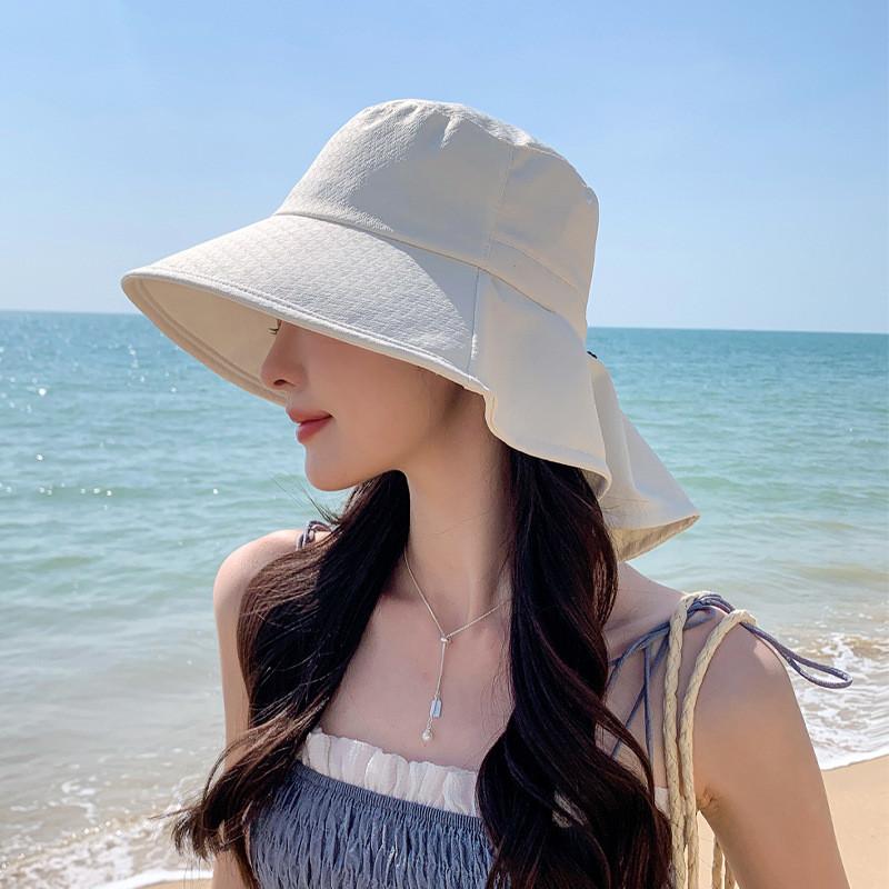 Женская модная шляпа от солнца с клапаном для защиты шеи и летних мероприятий на открытом воздухе
