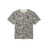 Vans Zebra Stripe Print American Vintage Casual Round Neck Short Sleeve Drop Shoulder T-Shirt Unisex T-Shirt Multicolor VN0A7TOGYD6