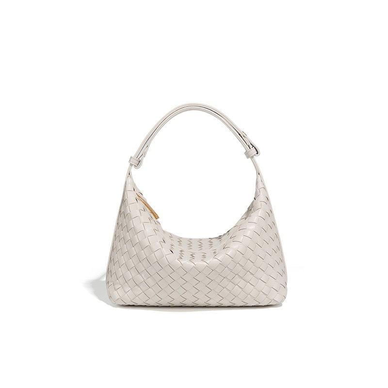 New trendy cross-border women's handbag, purely hand-woven, stylish and textured, versatile shoulder and underarm bag for commuting