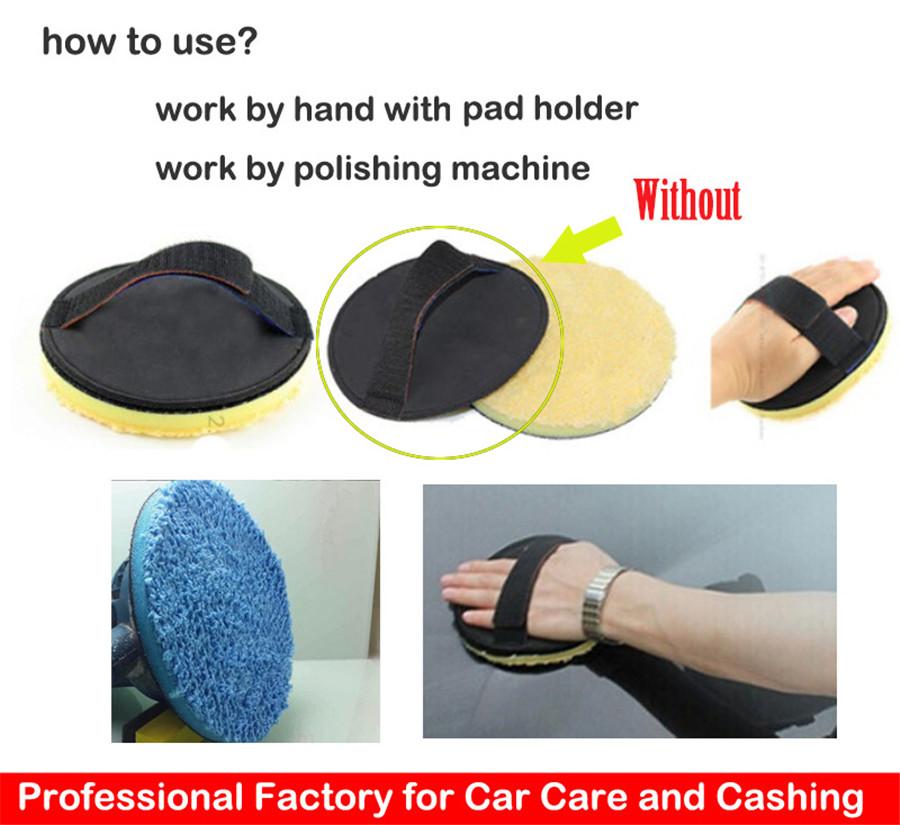 Удаляет сильные следы завихрений, царапины и окисление так же, как и грубые шерстяные полировальные круги.