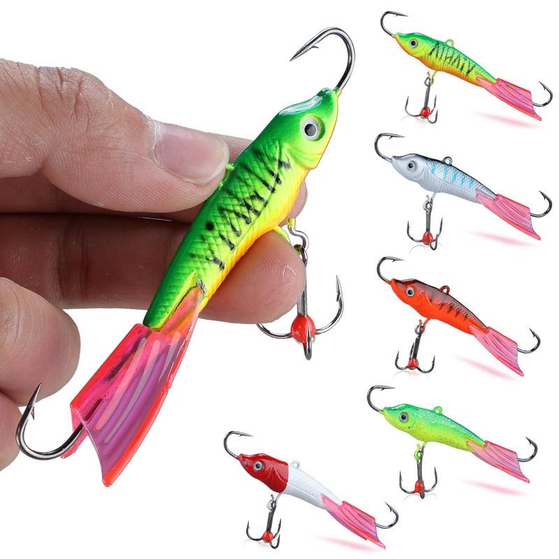 Приманка для зимней рыбалки 8,5 см, металлические рыболовные крючки, приманки, приманки для зимнего спорта на открытом воздухе, снасти для зимней рыбалки, приманки