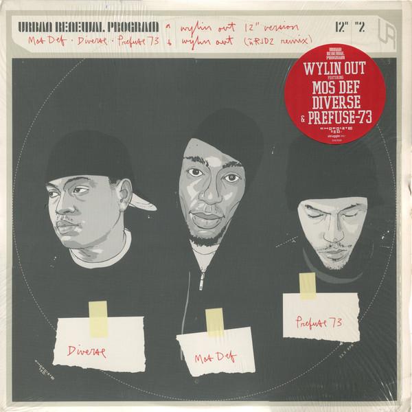 12inch Record MOS DEF • DIVERSE • PREFUSE 73 - Wylin Out CHLT030 Chocolate Indus 2002 US Rap & Hip-Hop/R&B Used